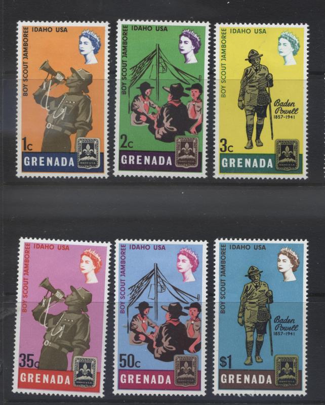 Grenada -Scott 268-73 - Scout Jamboree Issue -1968 - MLH - Set of 6 Stamps