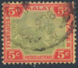 Federated Malay States   SC# 21 Used see details & scans