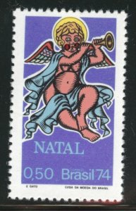 Brazil Scott 1370 MNH** 1974 Christmas stamp