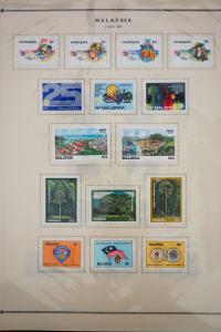 Malaysia 1960's to 1970's Stamp Collection