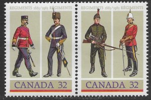 Canada #1007-1008 MNH Military 1983