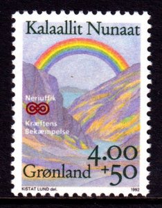Greenland 1992 Cancer Research Mint MNH SC B16