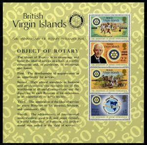 BVI - ROTARY - Scott #381-84  <222>