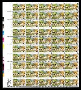 U.S. #2018 Wolf Trap Farm Park - Sheet of 50 - OGNH - VF - CV $20.20 (ESP#490)