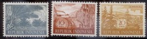 Indonesia 1960 SC# 494-5,497 MNH 