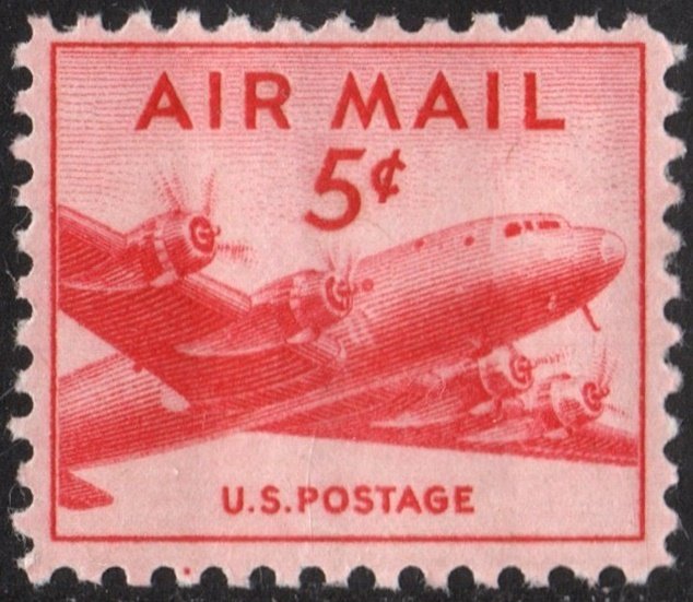 SC#C33 5¢ DC-4 Skymaster (1947) MNH