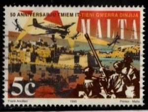 Malta - #859 End of WWII - Used