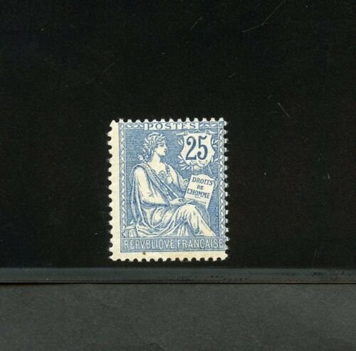 FRANCE MOUCHON RETOUCHED 25c  SCOTT#136  MAURY#127  MINT NEVER HINGED 