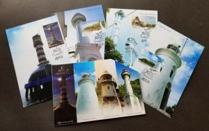 Lighthouses In Malaysia II 2013 Marine (maxicard) *Official *rare *glow *unusual