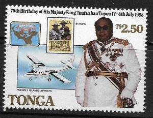 TONGA, 671, MNH, KING TAUFA'AHAU TUPOU IV BIRTHDAY