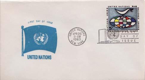 United Nations, First Day Cover, Postal Stationery