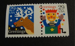 US Sc. #2797/98 Misperforation Error MNH