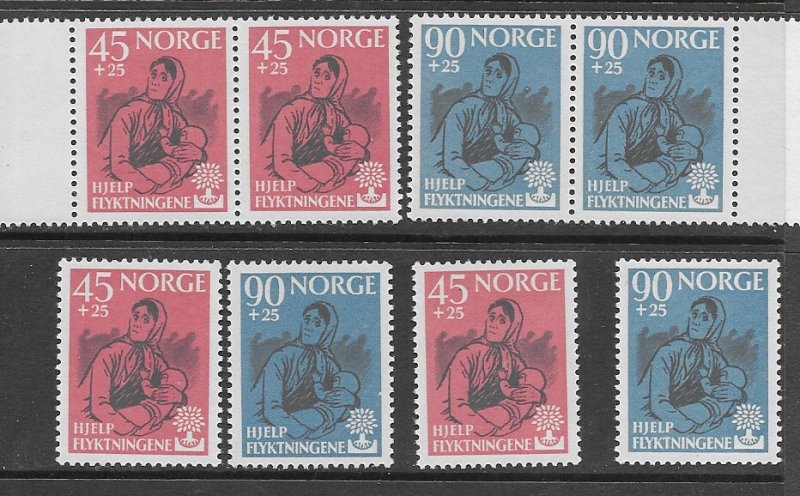 Norway B64-5 MNH cpl. set x 4, vf. 2022 CV $ 68.00