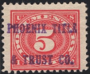 R232 5¢ Documentary Stamp (1917) Used
