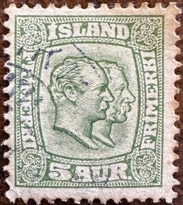 Iceland 1907-08 Sc. 74 Used