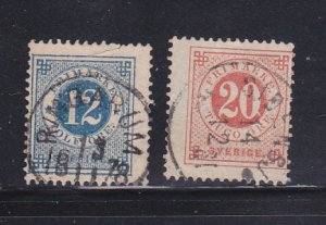 Sweden 32-33 U Numerals (A)