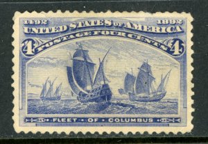 USA 1893 Columbian 4¢ Scott #233 Mint L50 ⭐⭐⭐⭐⭐⭐