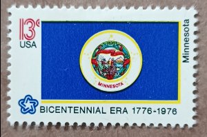 United States #1664 13c Minnesota State Flag MNG (1976)