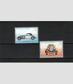 Equatorial Guinea 1979 Mercedes- Rolls Royce set Perforated mnh.vf