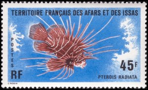 Afars & Issas 1976 Sc 428 Fish Lionfish CV $3.75