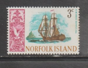 SC102 Norfolk Island Historical Ships MNH