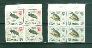 Gambia #223-4 MNH Birds Block (4)