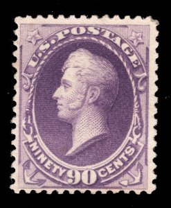 MOMEN: US STAMPS # 218 MINT OG NH LOT # 20944