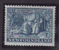Newfoundland-Sc#217- id70-unused hinged og 7c Royal Patents-1933-