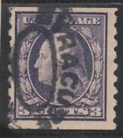 U.S. Scott #394 Washington Stamp - Used Single