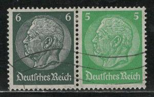 Germany Scott # 419, 418, used, se-tenant, Mi# W83