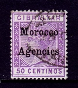 Morocco Agencies - Scott #17 - Used - SCV $4.00