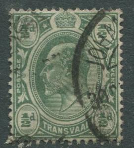 STAMP STATION PERTH Transvaal #281 Used KEVII 1905 Wmk 3 Multi Crown &CA CV$0.25