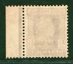 India Official KGVI SG.O5var *PAKISTAN* DOUBLE OVERPRINT (1947) Rare MNH GOLD31