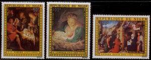 Niger 1976 SC# C280-2 Christmas MNH-OG E48