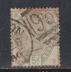 GREAT BRITAIN Sc# 104 - DB USED F Queen Victoria QV