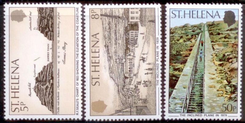 St Helena 1979 SC# 332-4 MNH-OG E34