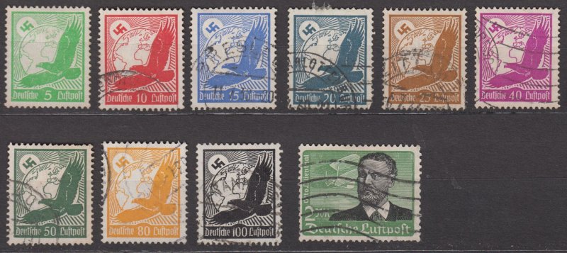 Germany Scott C46-C55 1934 Used