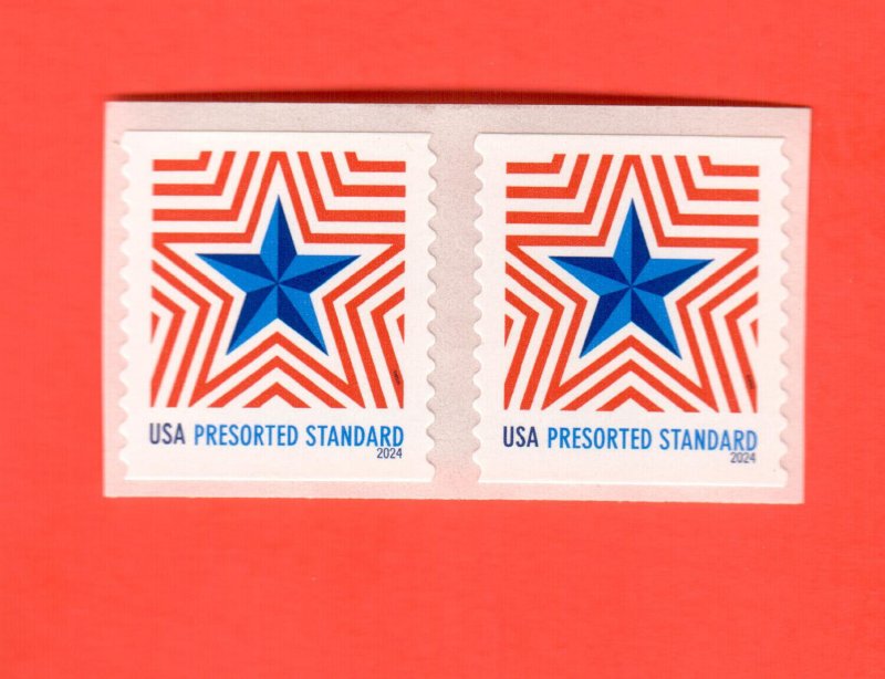 Coil Pair 5832 Radiant Star  2024    MNH