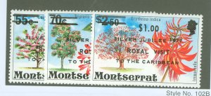 Montserrat #374-376 Mint (NH) Single (Complete Set)