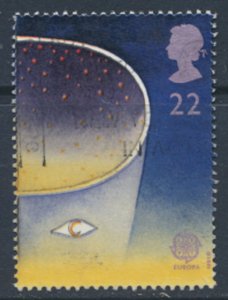 Great Britain  SG 1561  SC# 1375  Europa Space 1991  Used see detail and scan