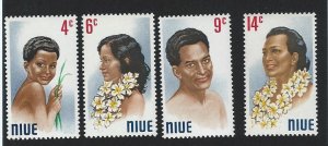 Niue  MNH S.C.# 143-146