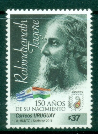 Uruguay 2011 The 150th Anniversary of the Birth of Rabindranath Tagore, 1861-...