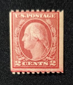 US # 488, 1919, 2c Carmine Coil