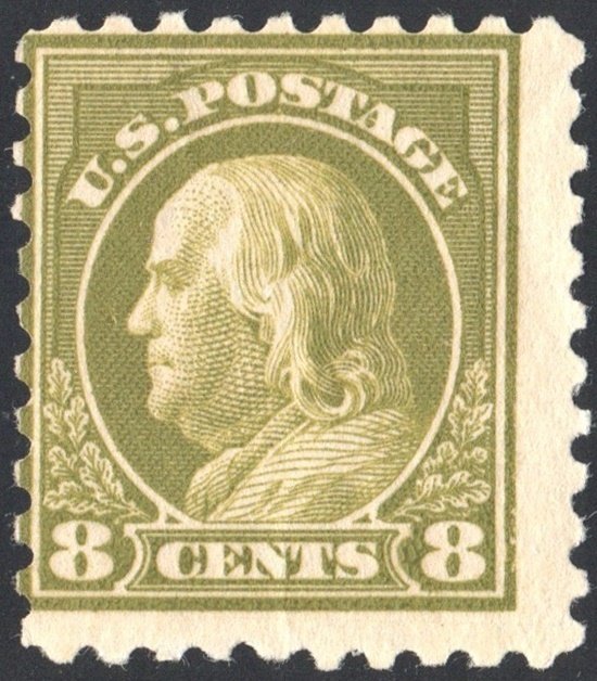 SC#470 8¢ Franklin Single (1916) MNH