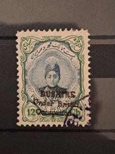 Bushire under British Occupation Stamp used (most likely forgery) 12 Chahi