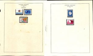 United Nations Stamp Collection on 48 Scott Specialty Pages MNH, Airmail, Geneva