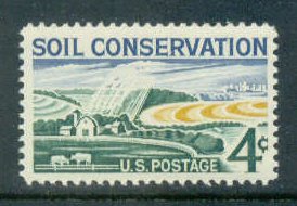 1133 4c Soil Conservation Fine MNH Plt/4 LR 26407 F10093