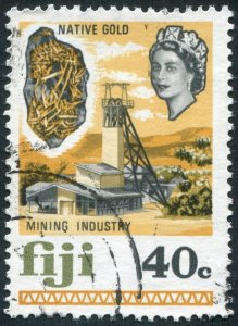 Fiji 1969 40c Mining Industry SG404 used