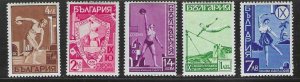 Bulgaria MNH sc# 352-6 Sports