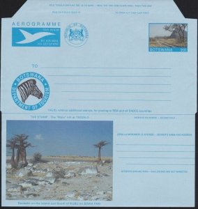 BOTSWANA 20t pictorial aerogramme - unused.................................B3319